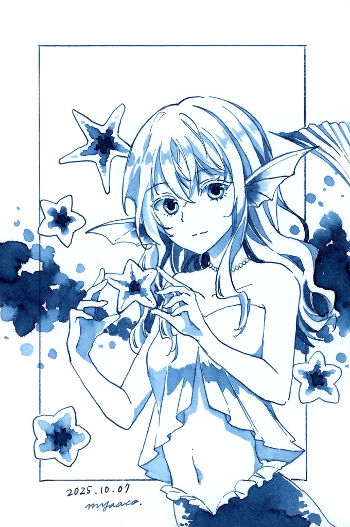 【原画】インクドローイング