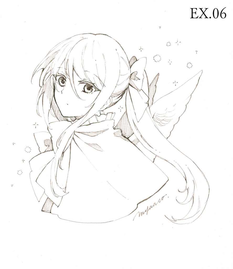 【原画】インクドローイング