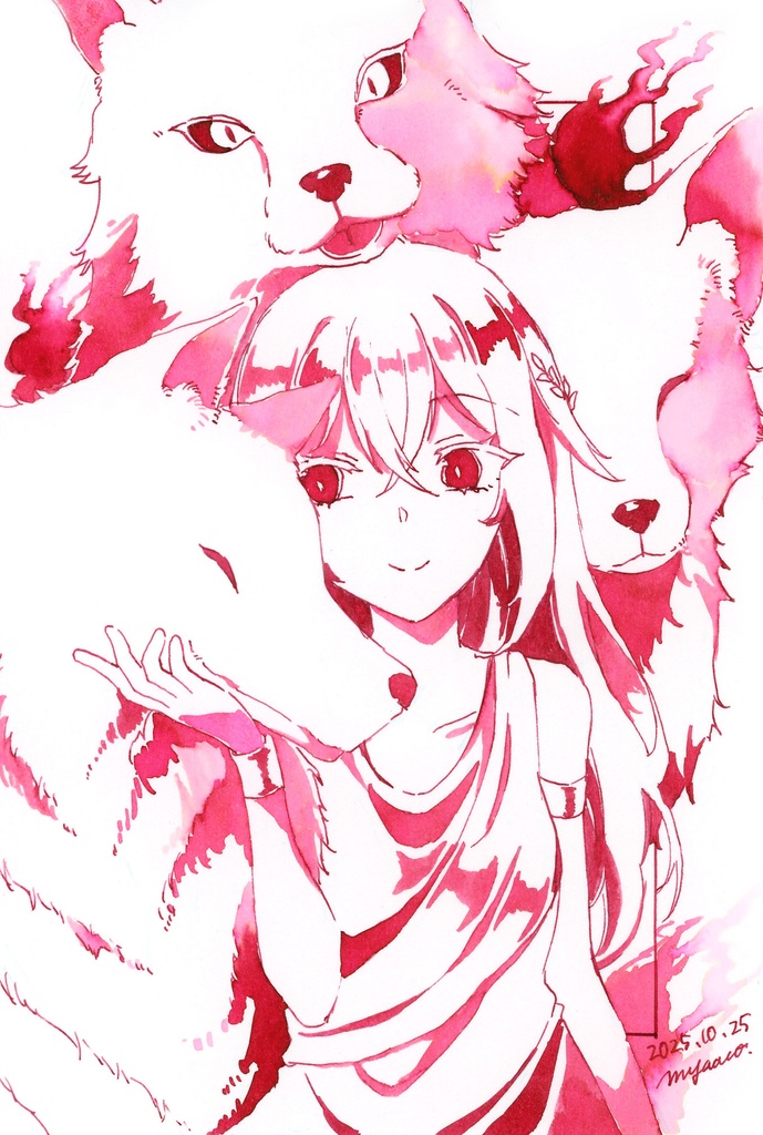 【原画】インクドローイング