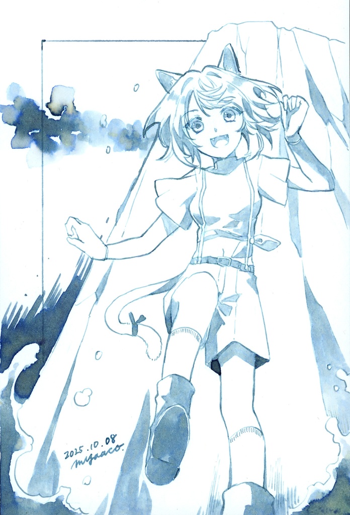 【原画】インクドローイング