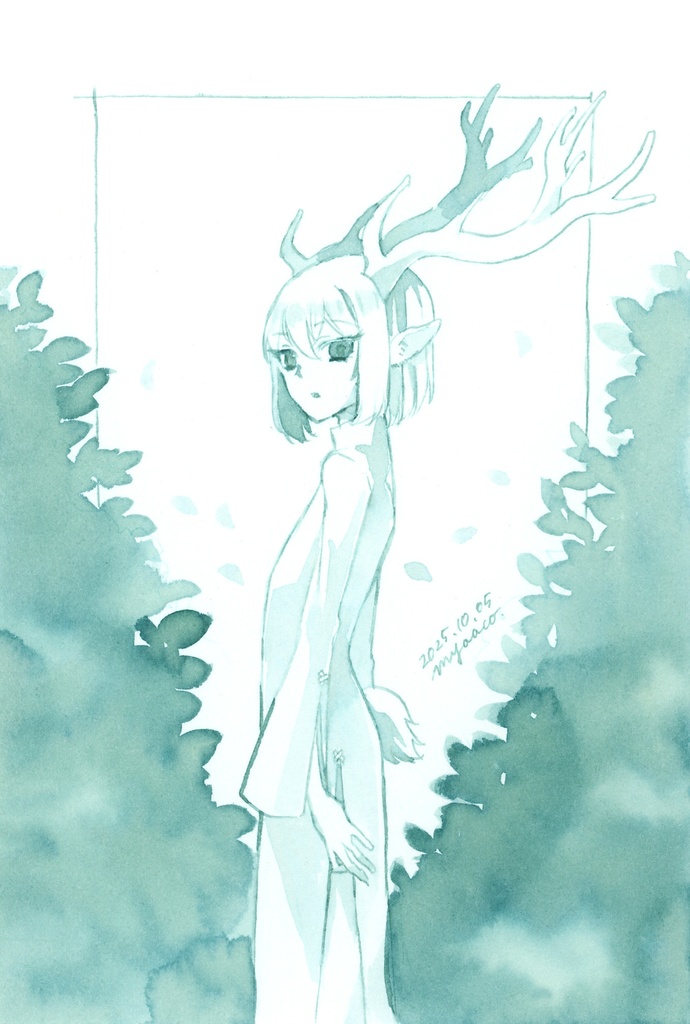 【原画】インクドローイング