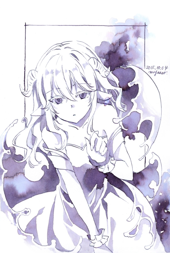 【原画】インクドローイング