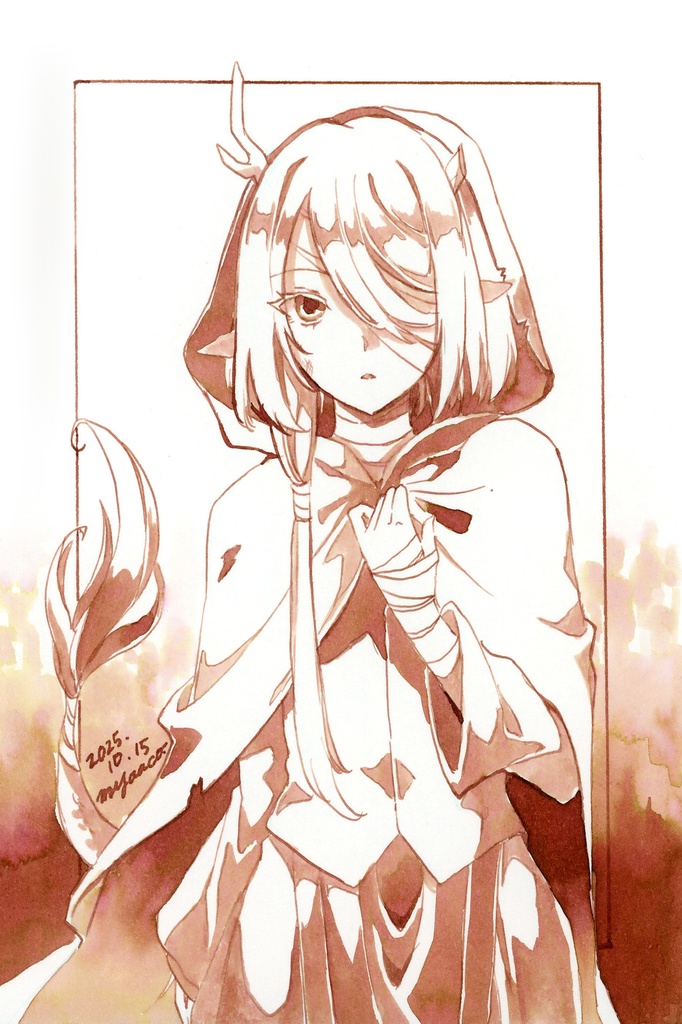 【原画】インクドローイング