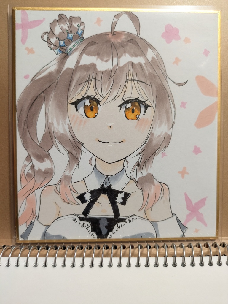 CeVIOAIさとうささら手描き色紙