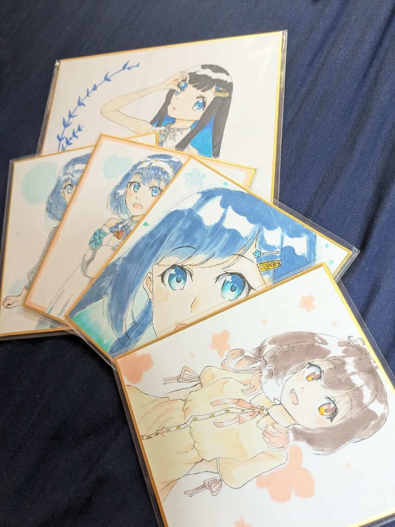 CeVIO手書き色紙5枚セット