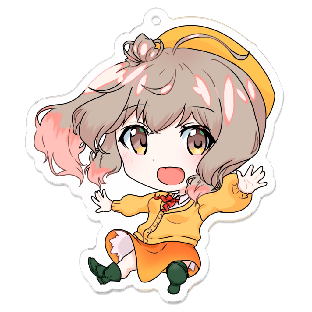 ささらアクリルキーホルダー