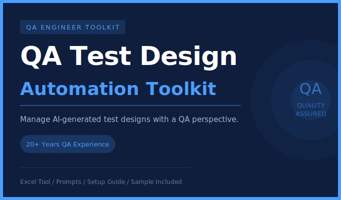 QAテスト設計 自動化ツールキット