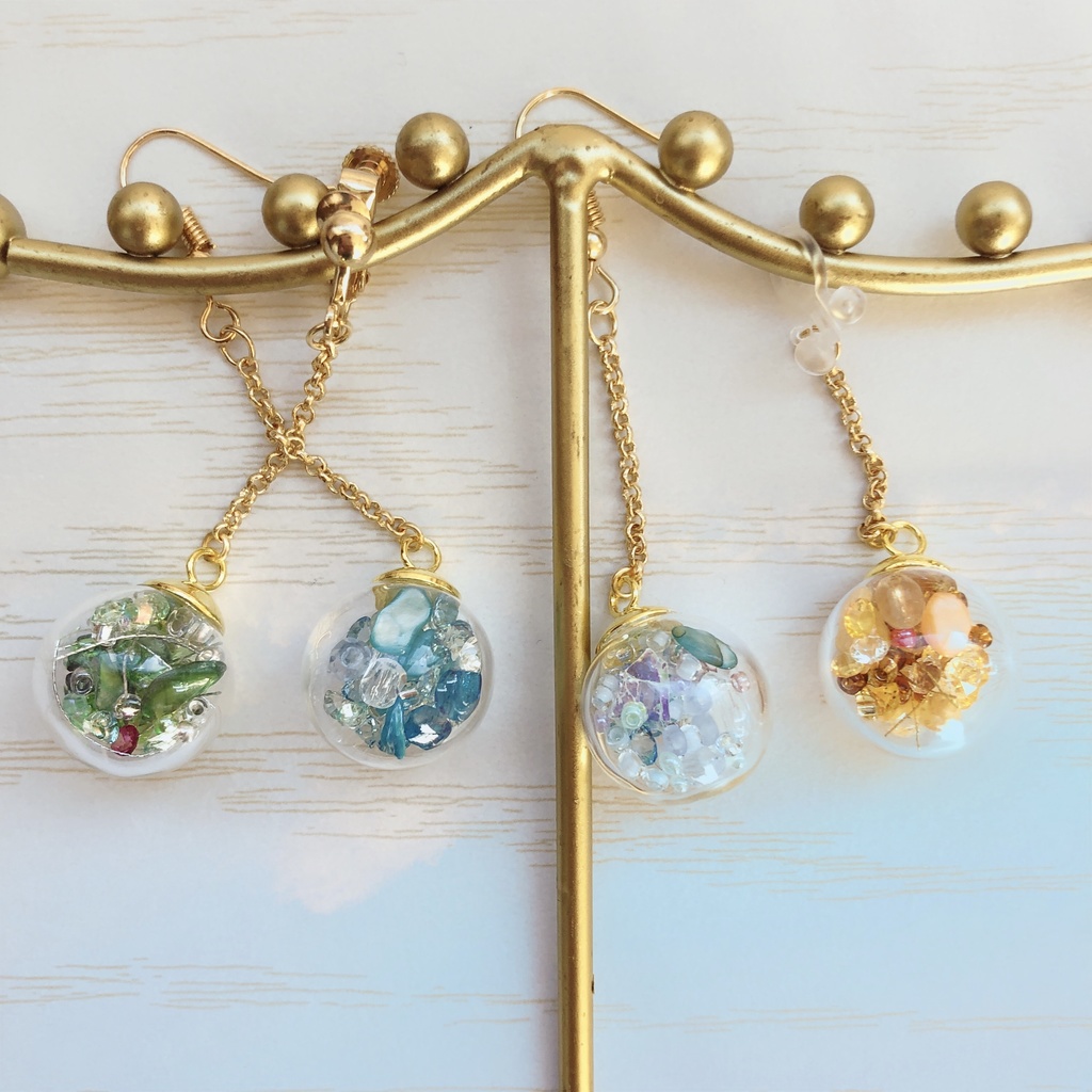 ツイステ 各寮イメージ ガラスドームピアス