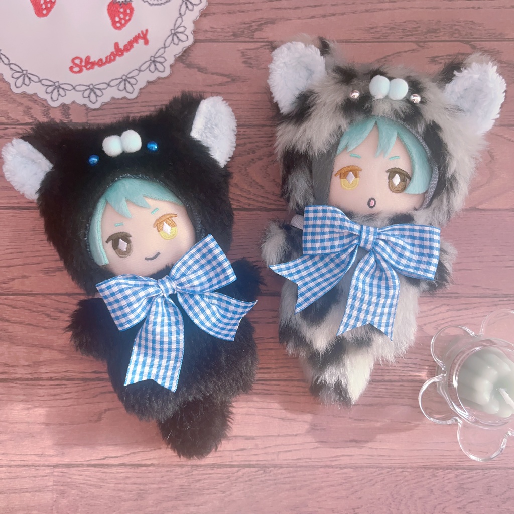 10cm ぬい用 子ヒョウの着ぐるみ