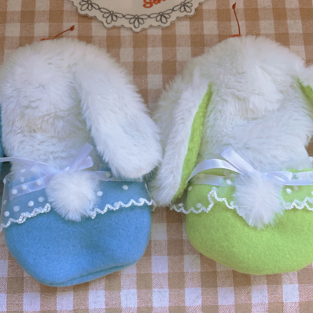 10cm ぬい用 着ぐるみ クリームソーダな子うさぎさん