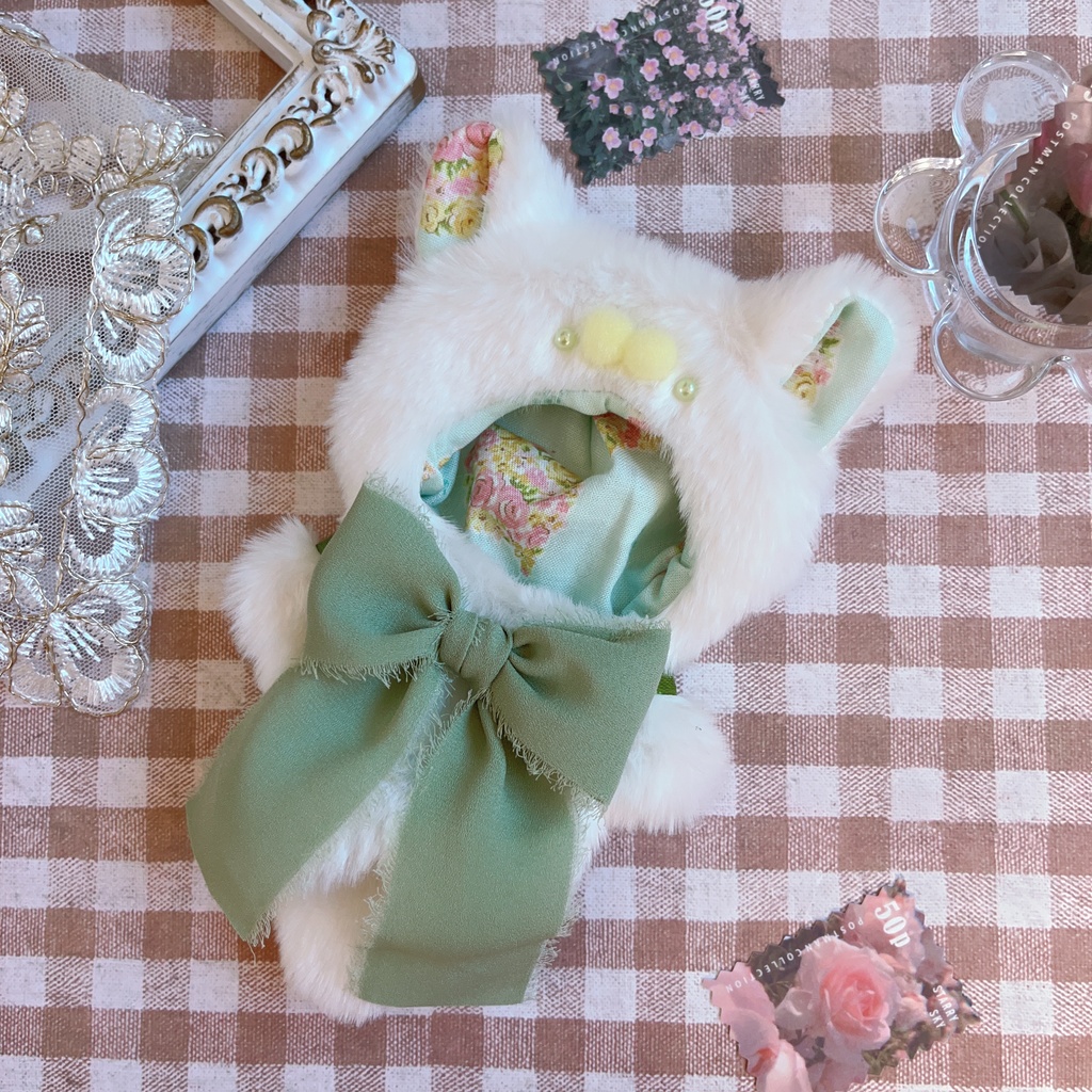 10cm ぬい用 子ヒョウの着ぐるみ