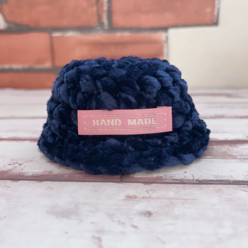 もこもこバケットハット