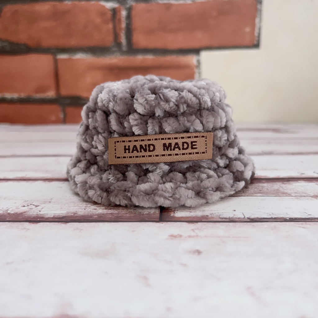 もこもこバケットハット