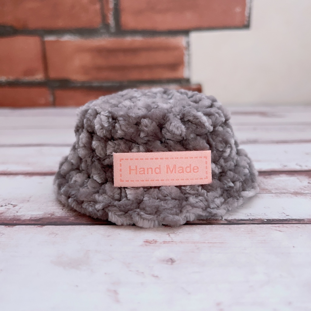 もこもこバケットハット