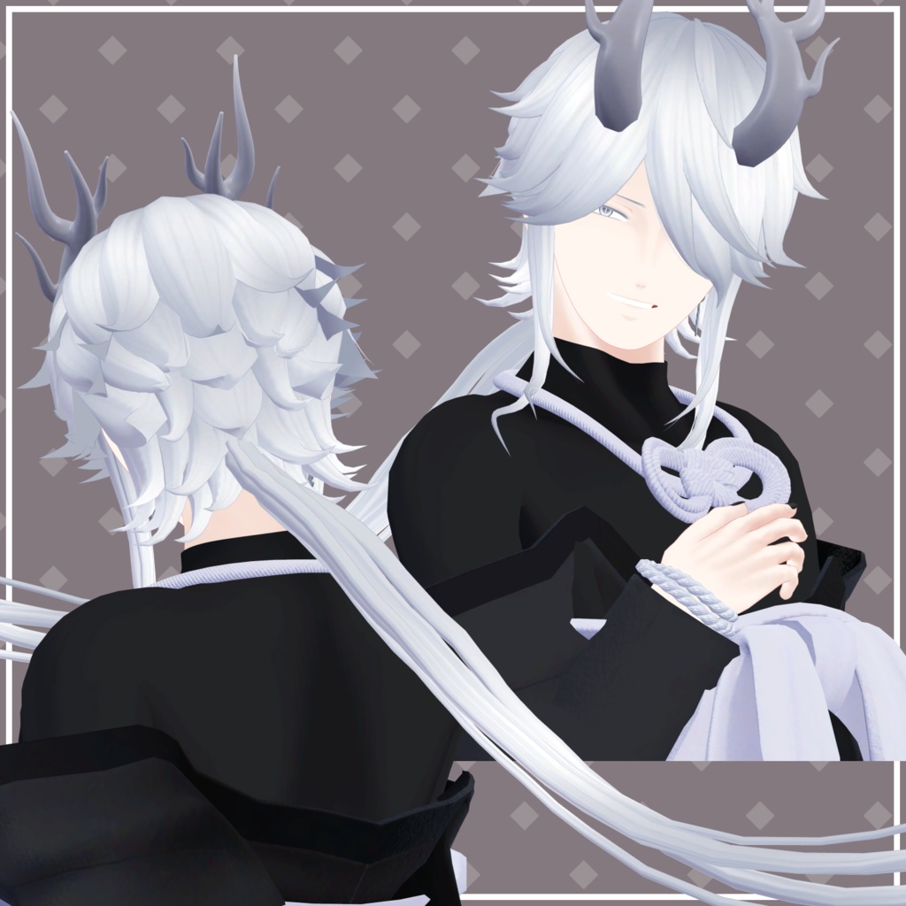 【VRChat向け】シンプルエクステ3種セット