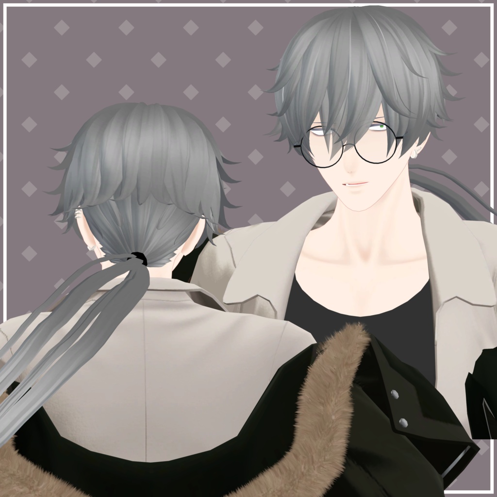 【VRChat向け】シンプルエクステ3種セット