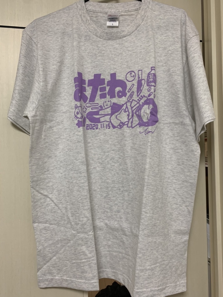 つむラストイラストTシャツ