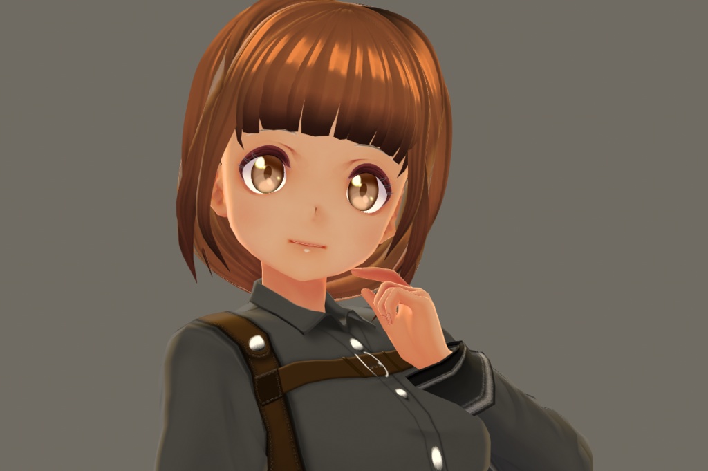 Low braided hair preset