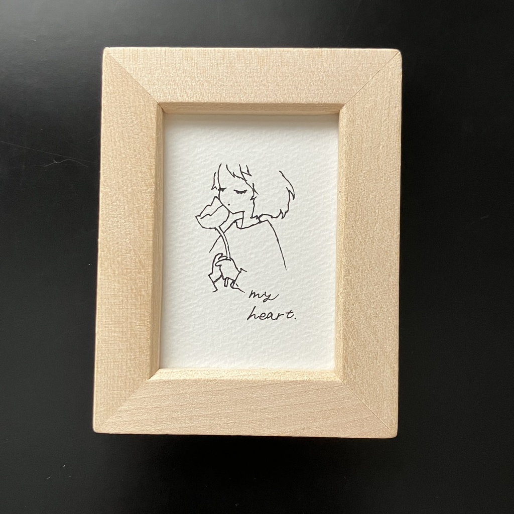 「my heart.」