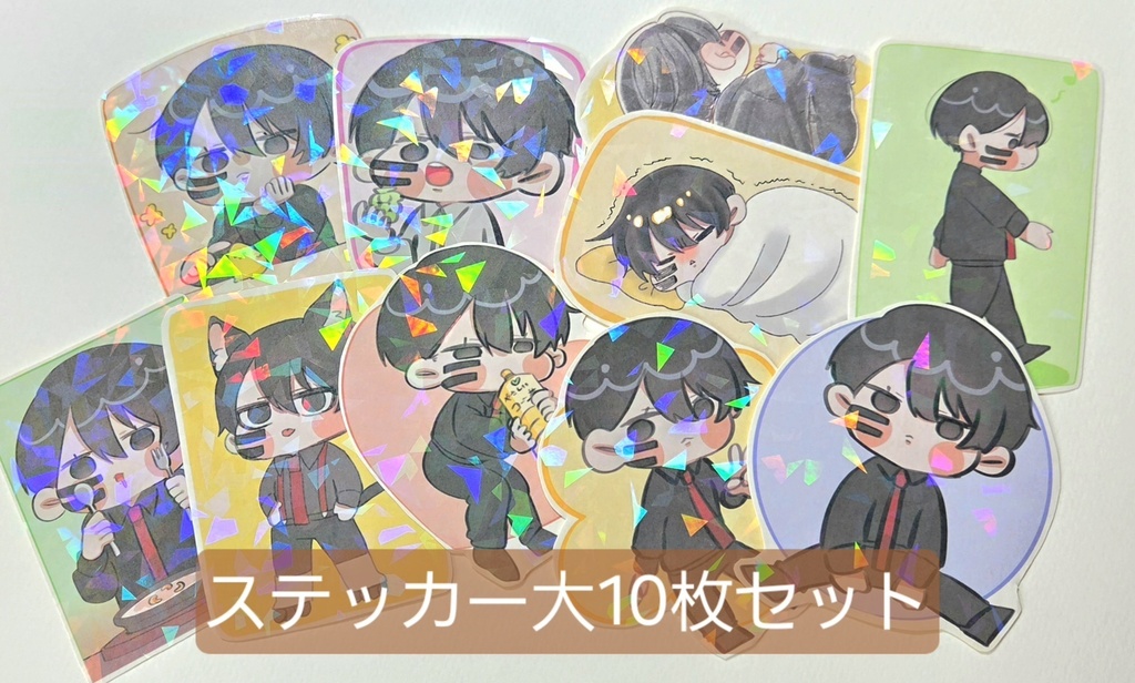 ちまムダステッカーセット(バラ売り有り)