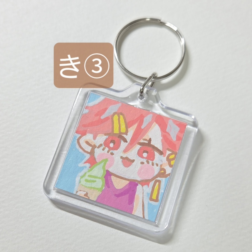 どうきぐみ原画キーホルダー