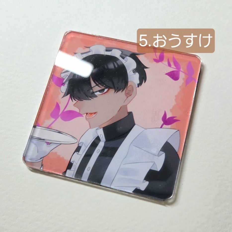 アクリルマグネット メイド 🍑👹