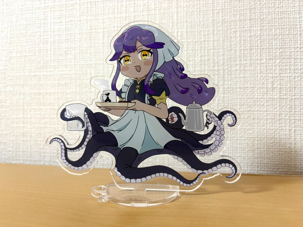 ミラさんのアクリルスタンド(喫茶店スタイル)
