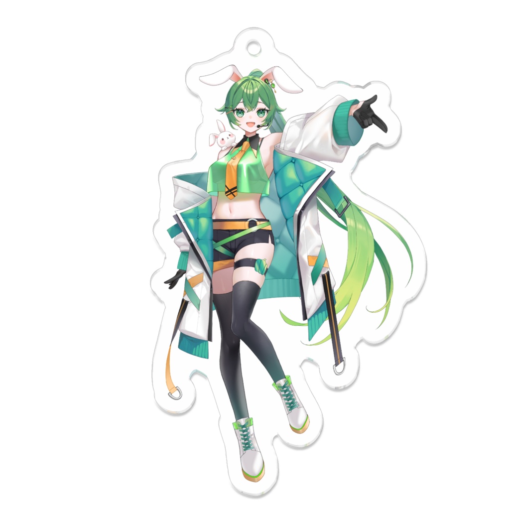 アクリルキーホルダー ポニテver