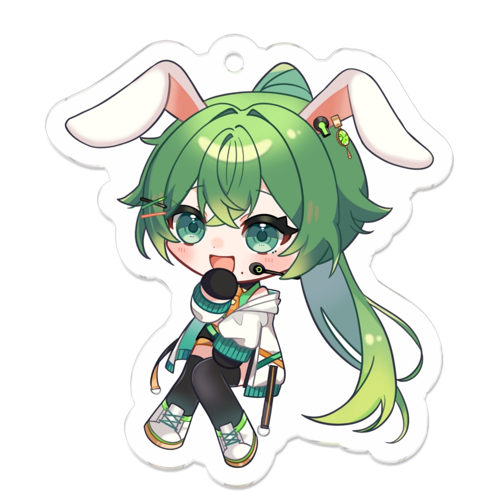 ミニキャラアクリルキーホルダー ポニテver