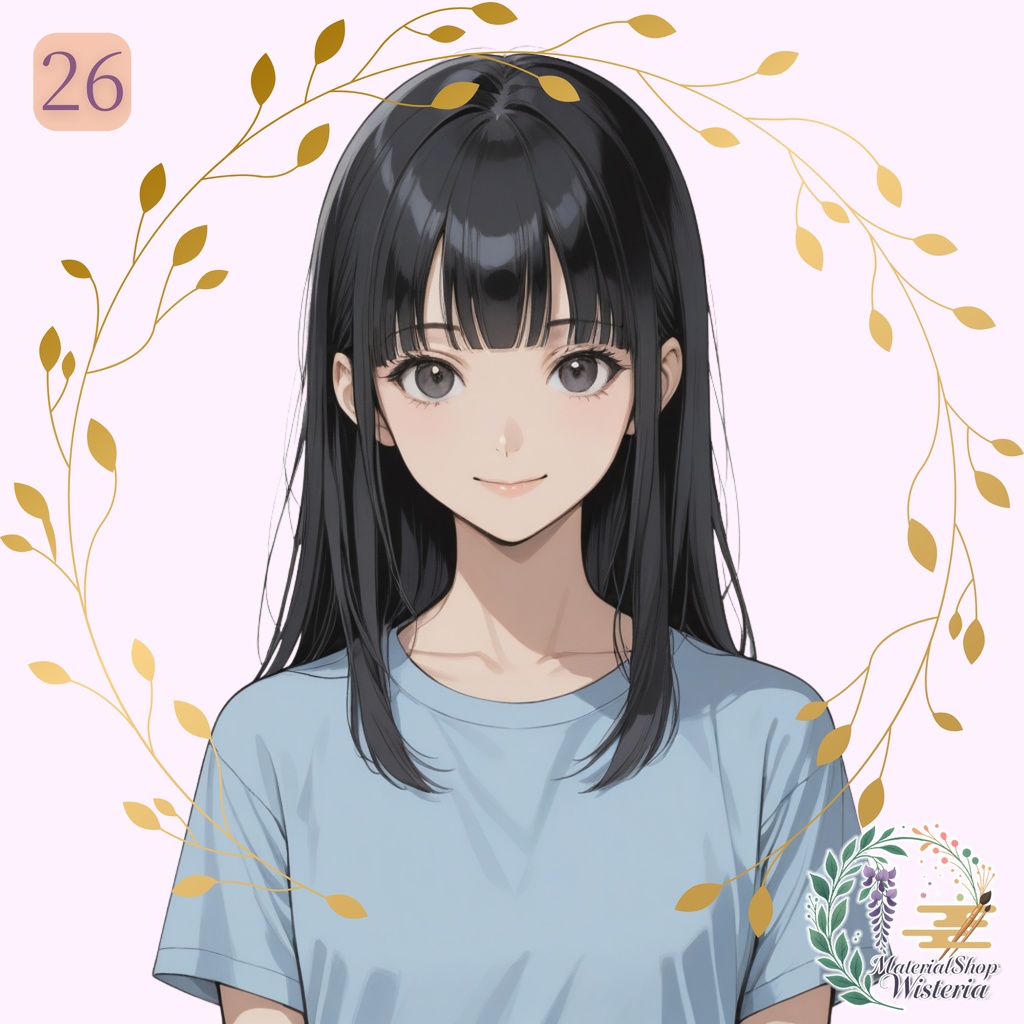 【女の子キャラクターイラスト】オーダーメイドコミッション(AI生成・4枚セット)