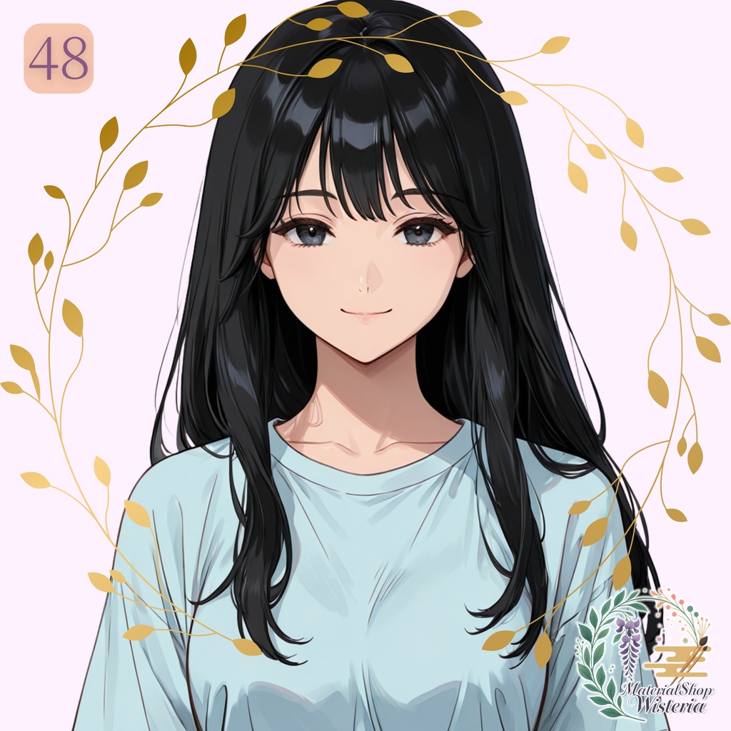 【女の子キャラクターイラスト】オーダーメイドコミッション(AI生成・4枚セット)