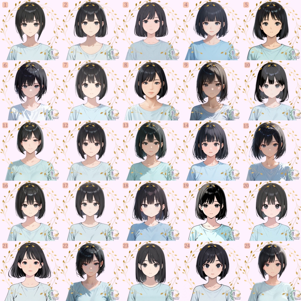 【女の子キャラクターイラスト】オーダーメイドコミッション(AI生成・4枚セット)