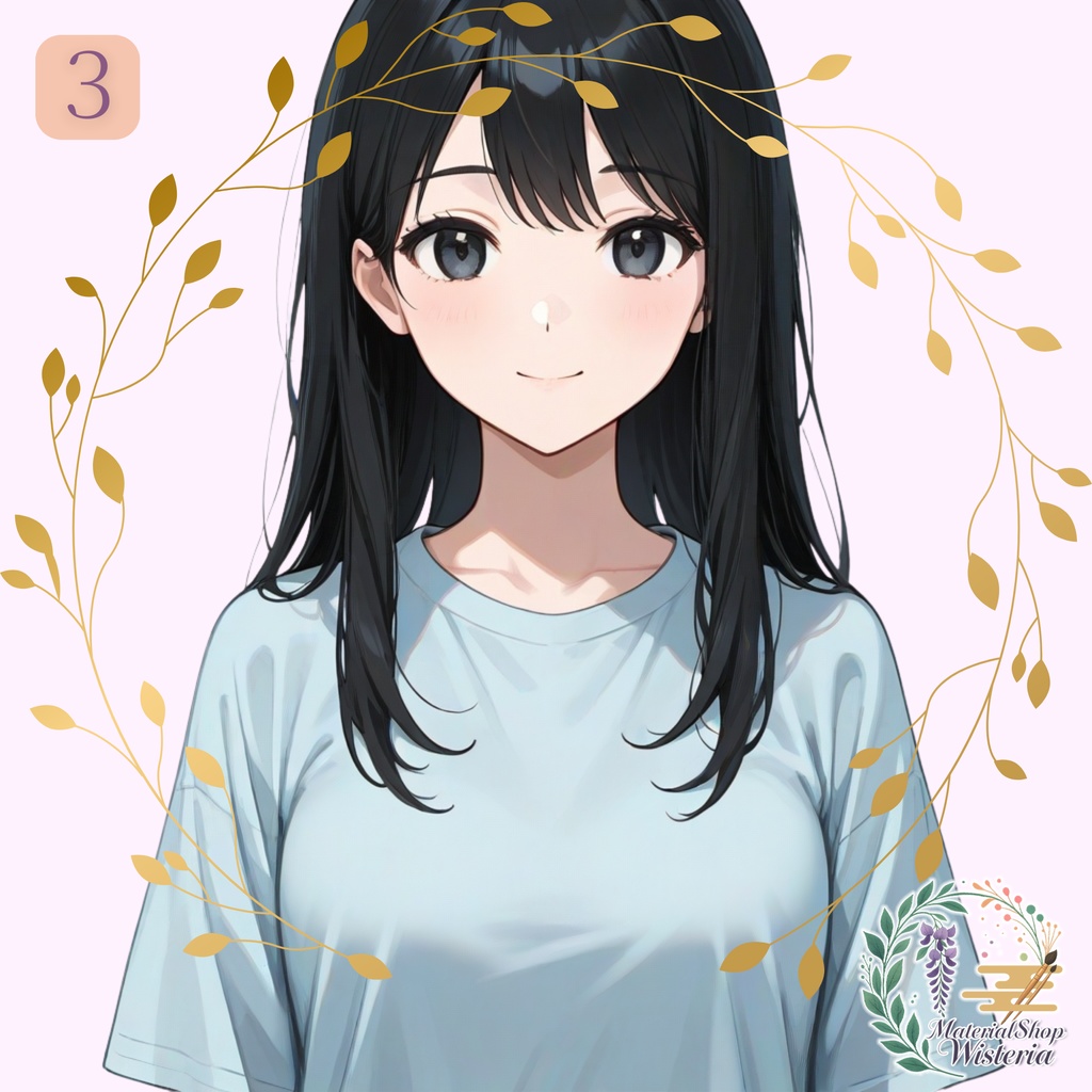 【女の子キャラクターイラスト】オーダーメイドコミッション(AI生成・4枚セット)