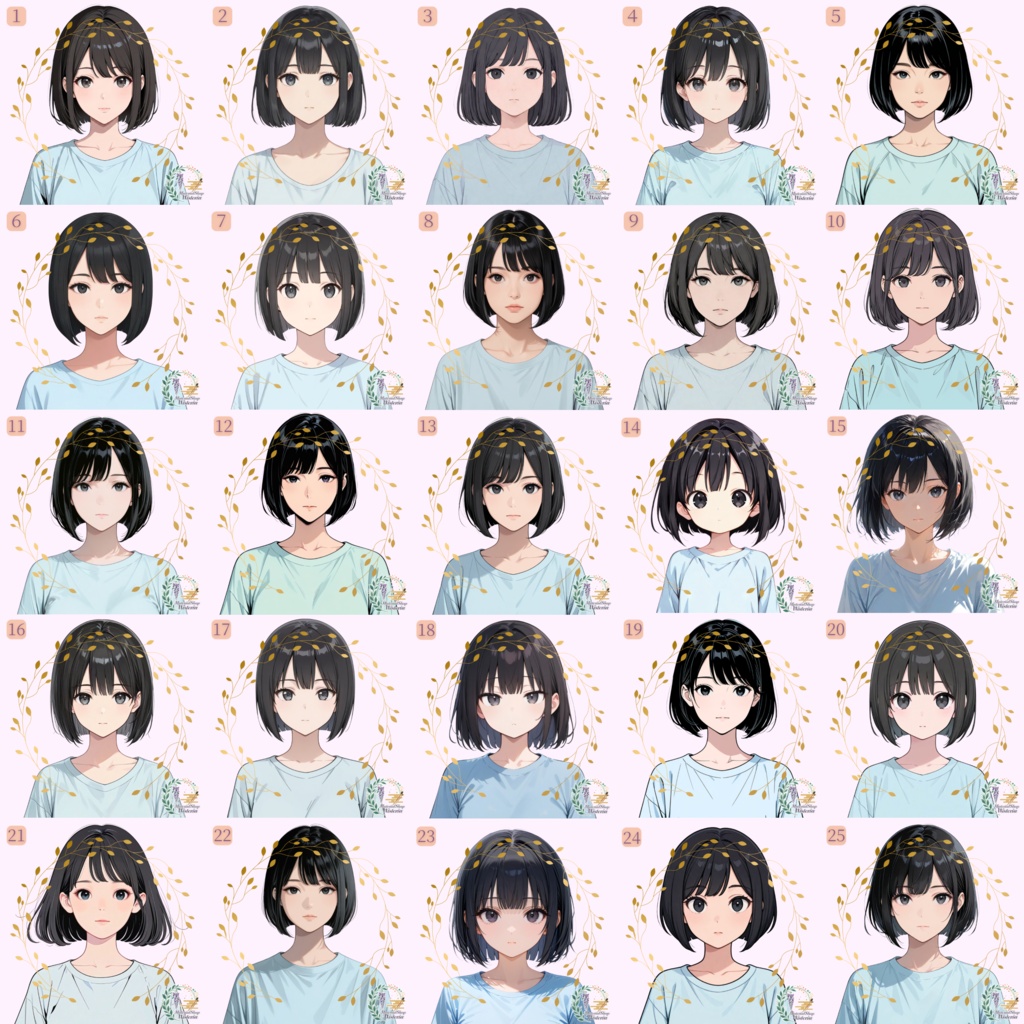 【女の子キャラクターイラスト】オーダーメイドコミッション(AI生成・4枚セット)