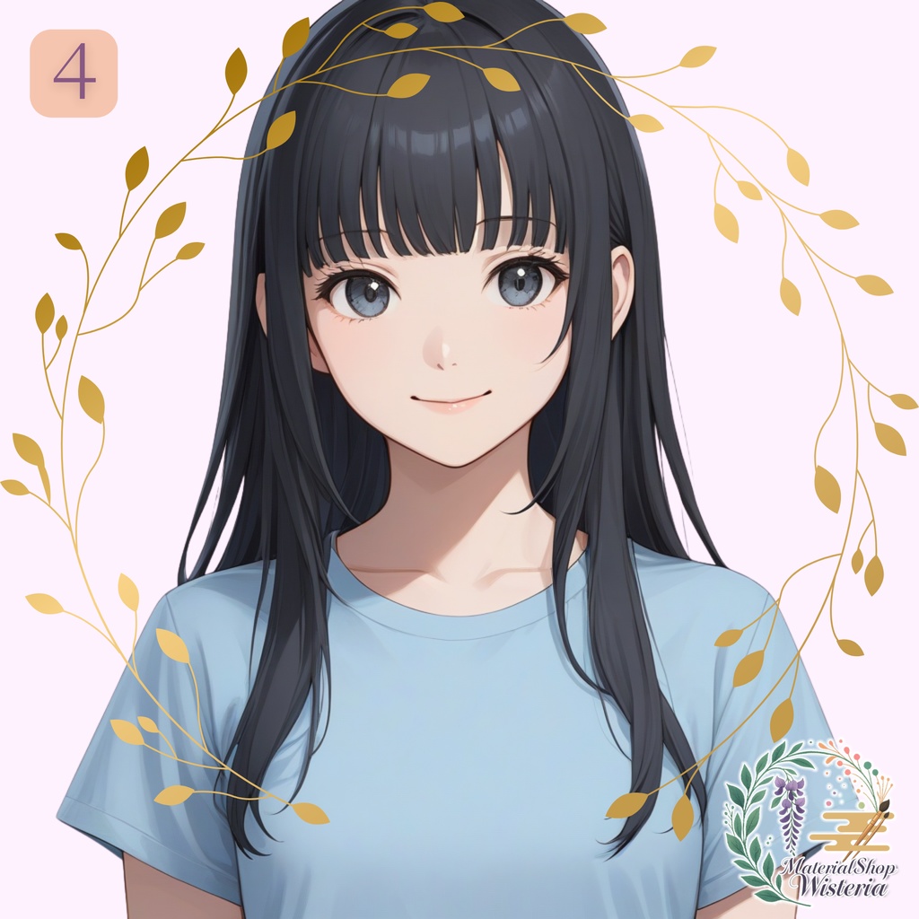 【女の子キャラクターイラスト】オーダーメイドコミッション(AI生成・4枚セット)