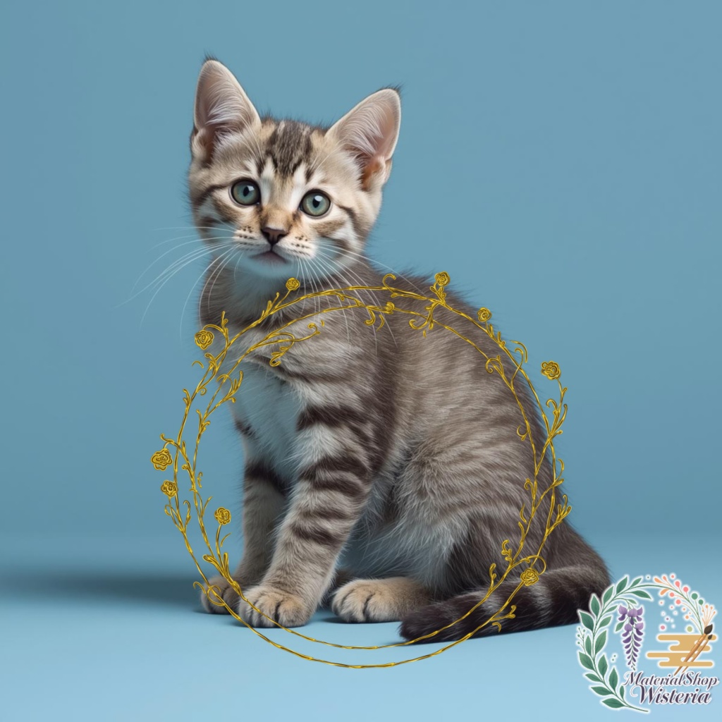 お試し無料【ペット・動物の写真風イラスト】オーダーメイド(AI生成・4枚セット)