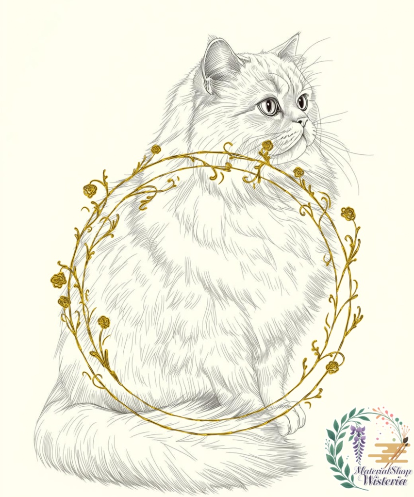 お試し無料【ペット・動物・幻獣のイラスト】オーダーメイド(AI生成・4枚セット)