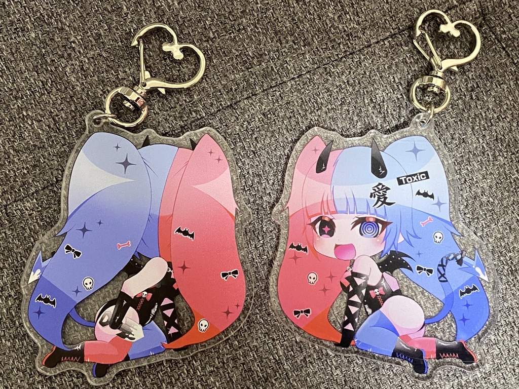 GITADORA ときし子　両面アクリルキーホルダー