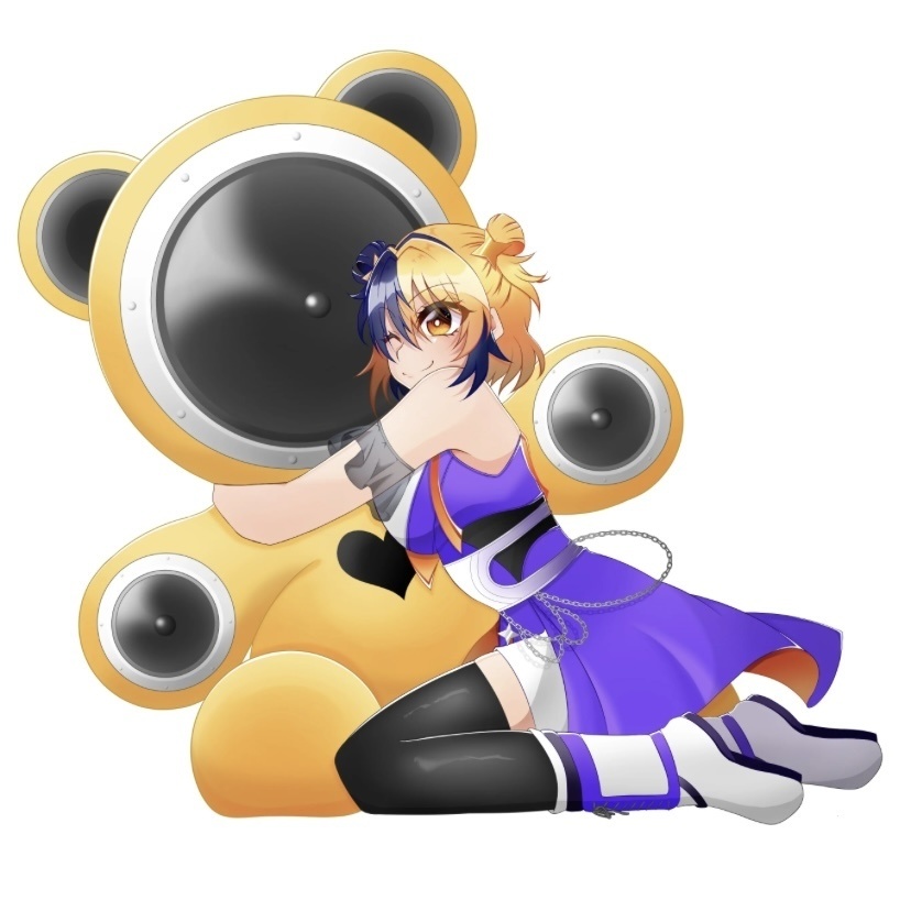 GITADORA 璃音&オトベア アクリルスタンドキーホルダー(おまけシール付き)