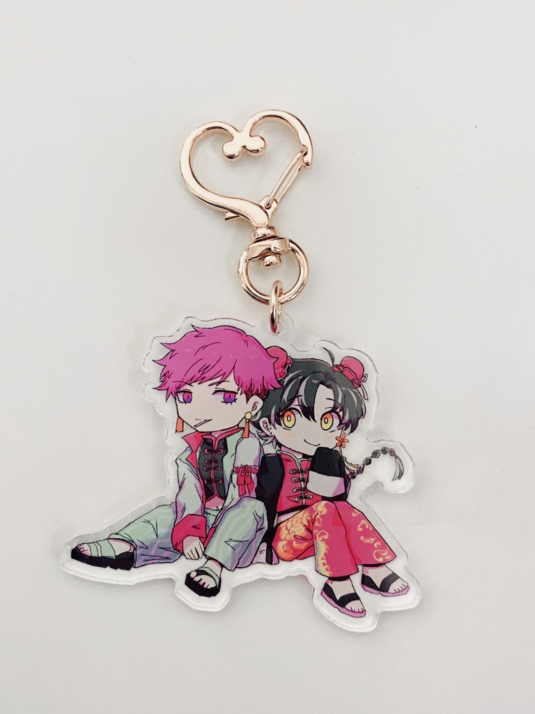 アクリルキーホルダー#01  凌＆金盞花