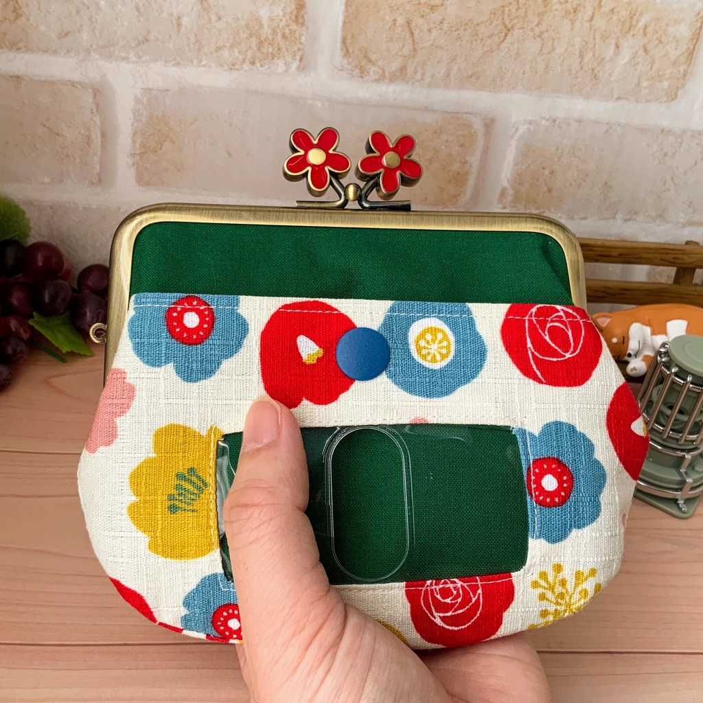 パスケース付き親子がま口