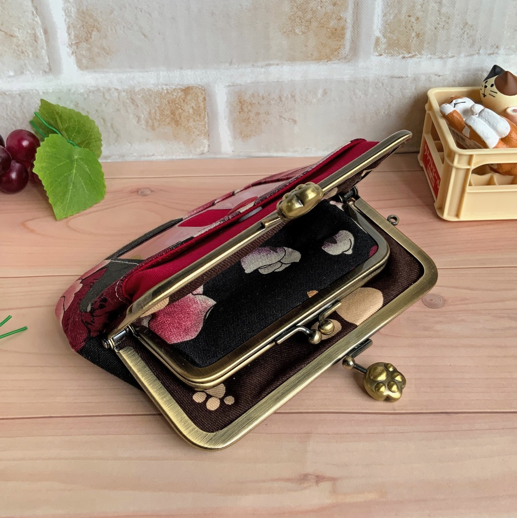 パスケース付き親子がま口