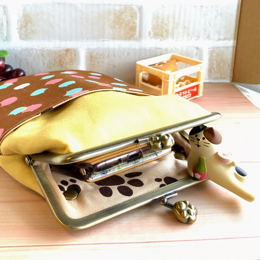 スマホポーチ◎ポップコーン