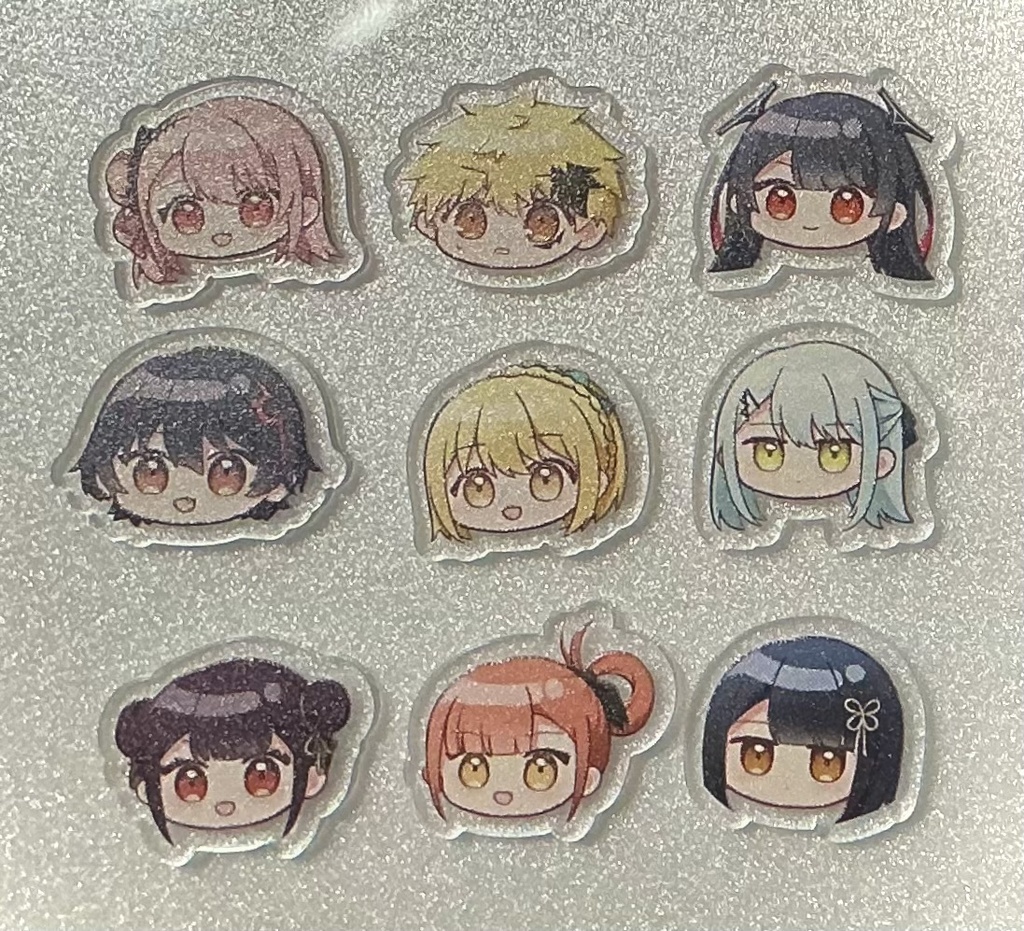 【非公式】鵺の陰陽師 アクリルパーツセット