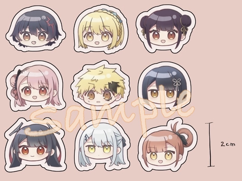 【非公式】鵺の陰陽師 アクリルパーツセット