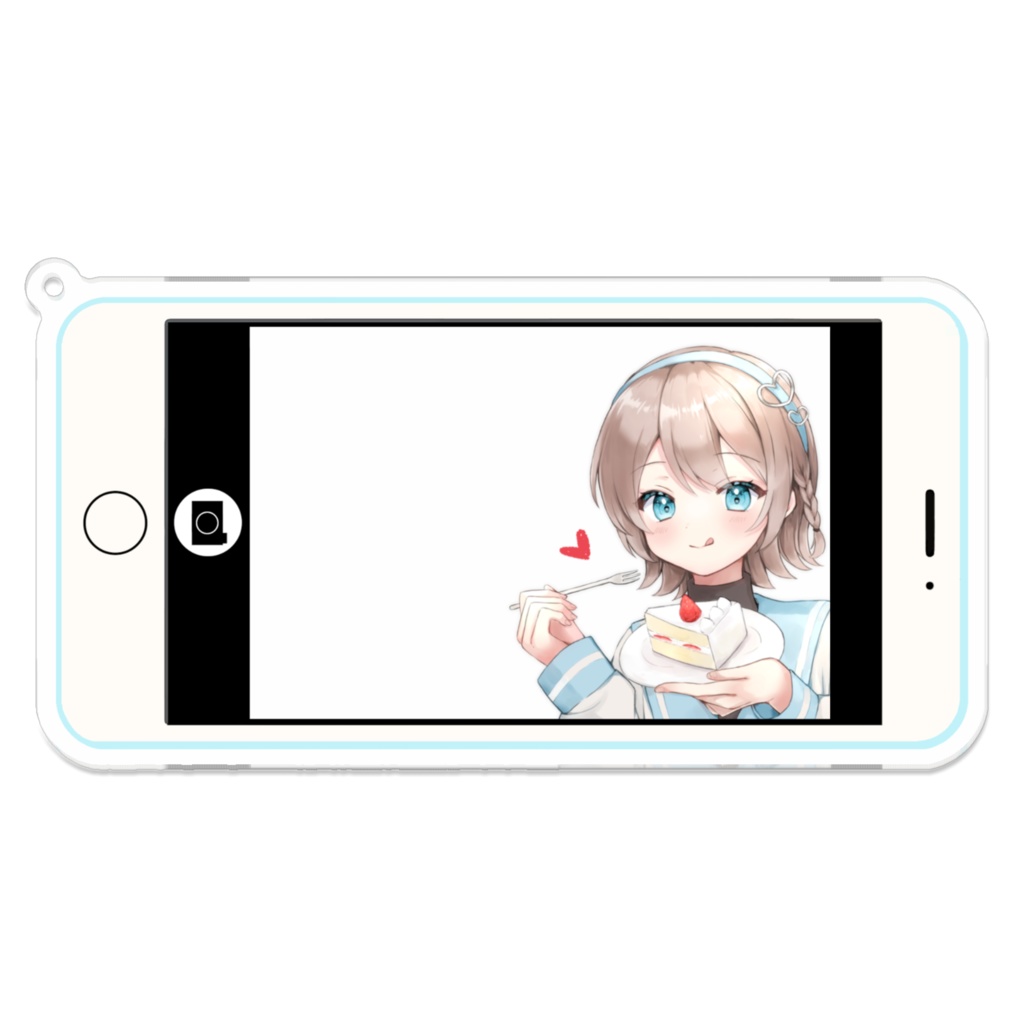スマホカメラ風アクキー1(春瀬愛羅誕生日100×100)