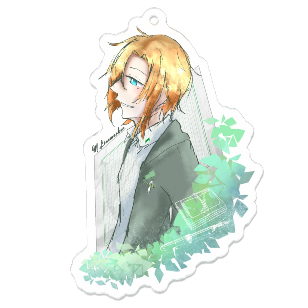 Am卓自キャラアクキー/線印ミハテ