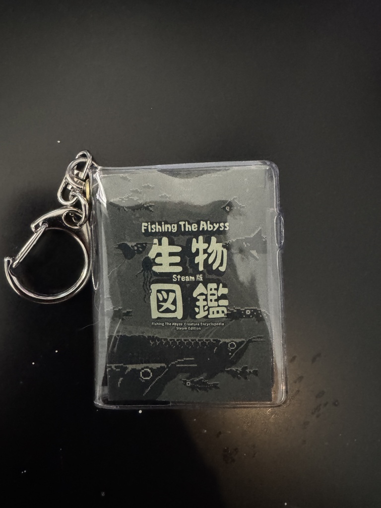 FishingTheAbyss ミニミニ生物図鑑キーホルダー【Miniature Creature Encyclopedia Keyholder】