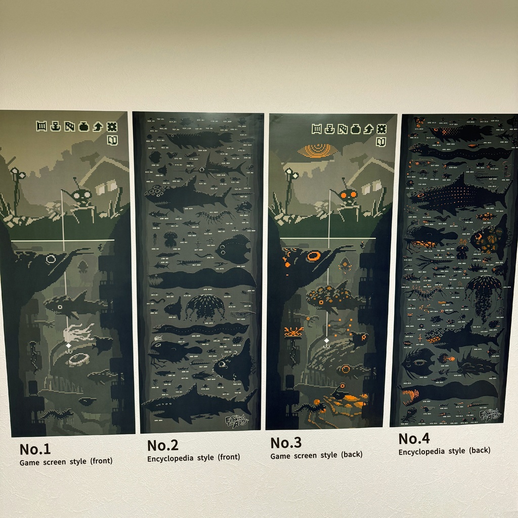 FishingTheAbyss 縦長ポスター 各種【Fishing The Abyss Vertical Poster】