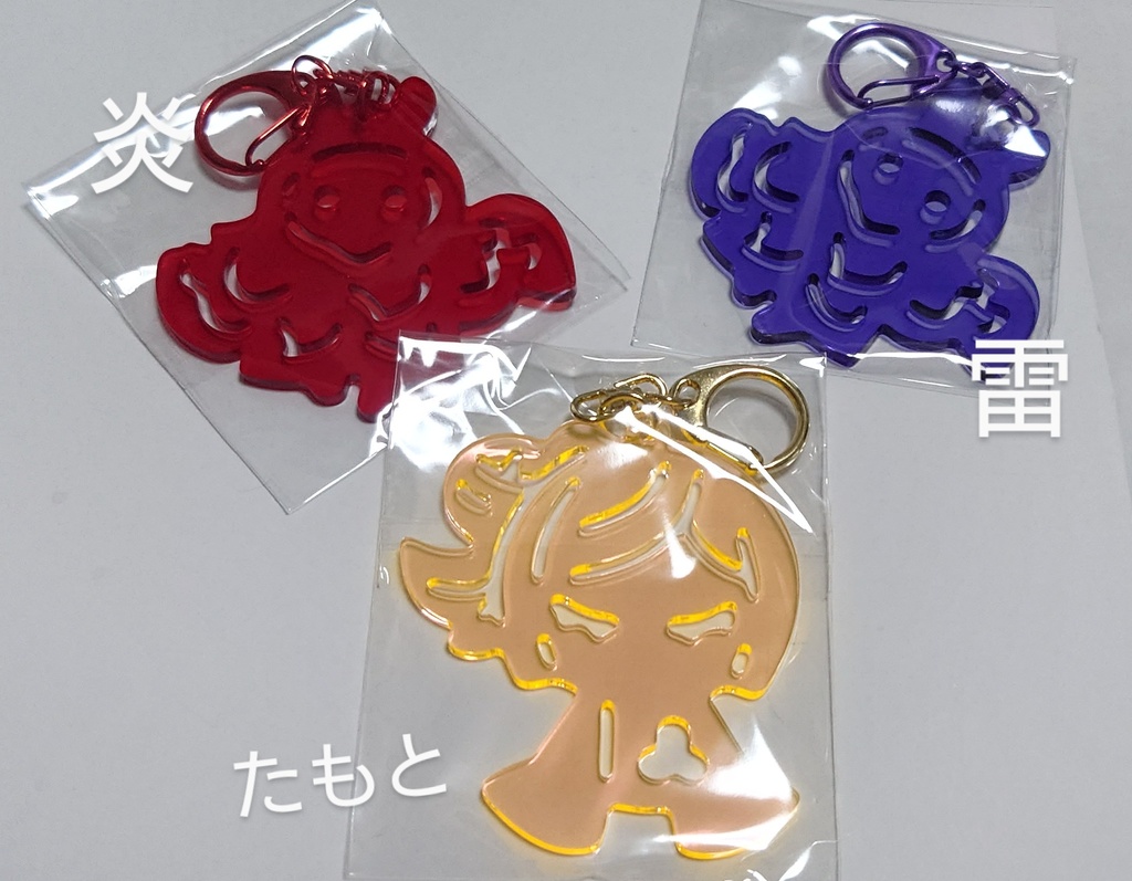 型抜きアクキー